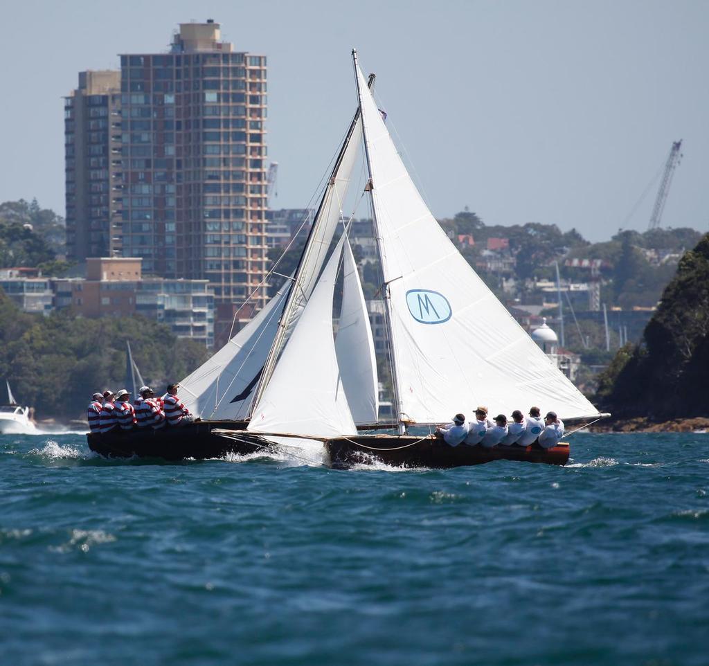 Australian Historic 18ft Championship-1 - Classic 18ft Skiffs - Sydney, January 23, 2015 © Michael Chittenden 